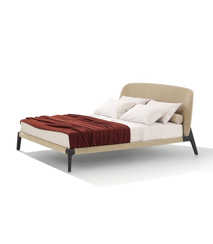 Hand-Carved Elephant Design Sheesham Wood Bed